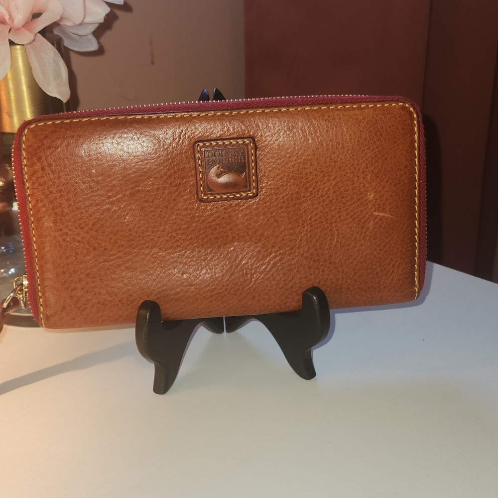 Dooney & Bourke Brown Leather Wallet